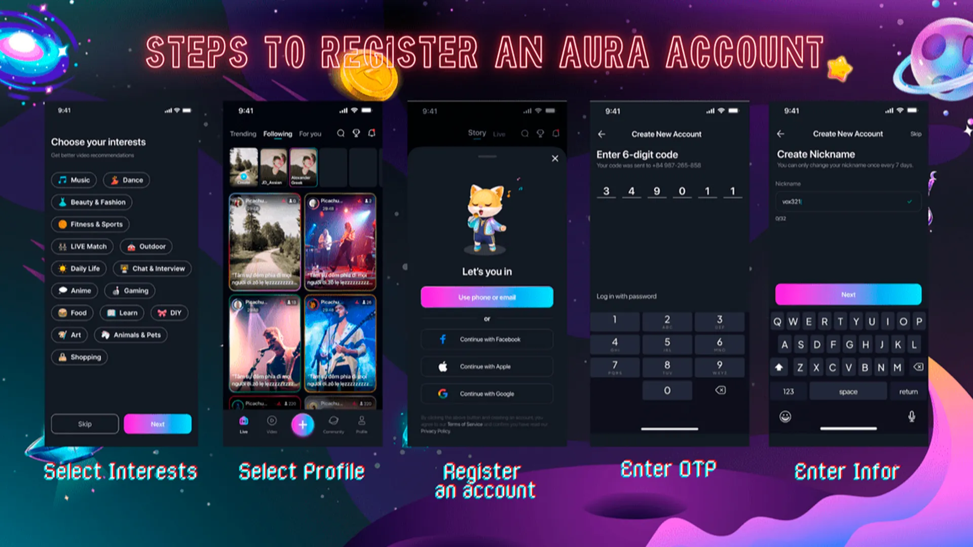 Aura - Livestream Social